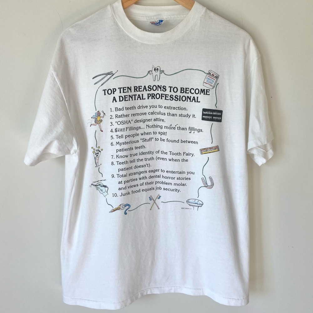 Vintage Reasons to be a Dental Professional tee